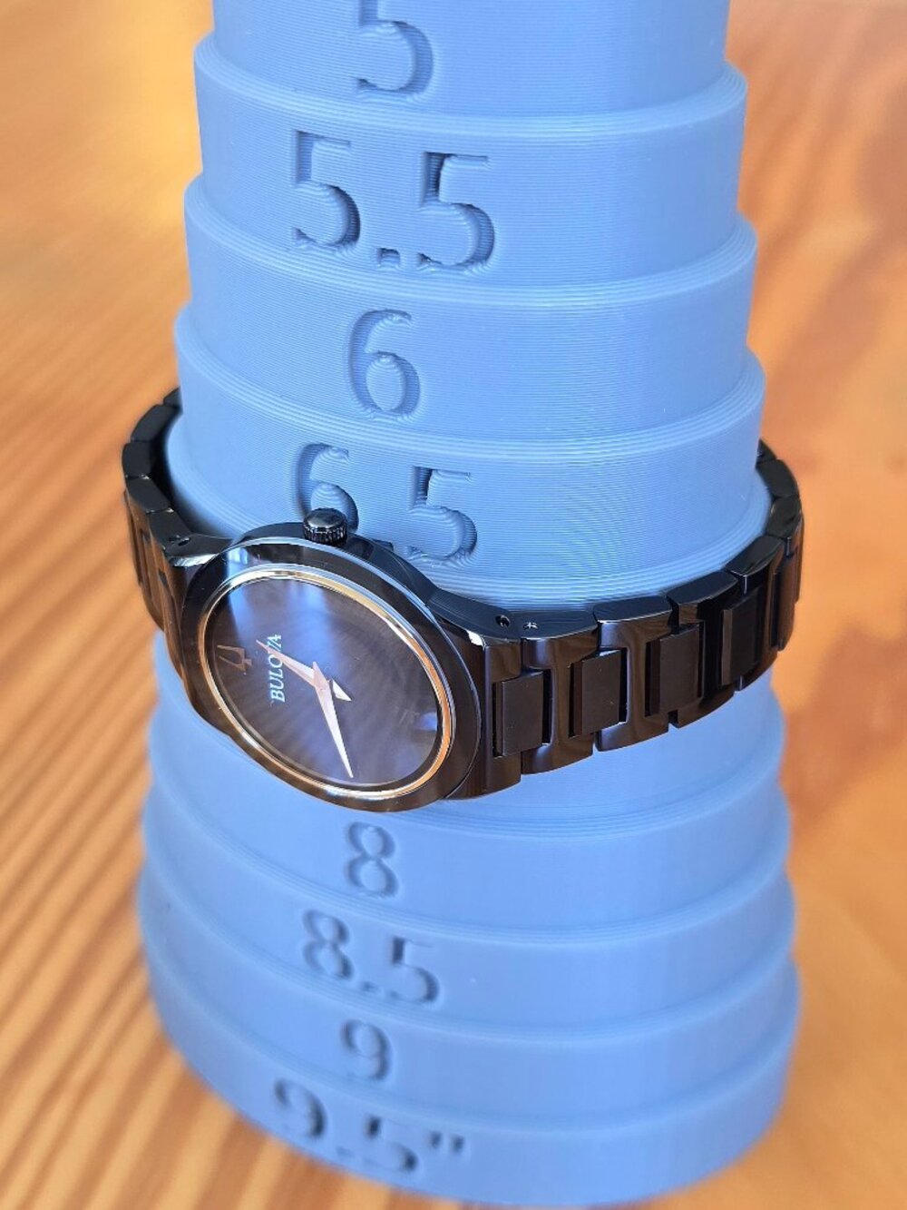 Bulova Women's Watch, $675 MSRP, Black Dial, Japanese, 32 mm, 98L314, Millennia - Picture 10 of 10